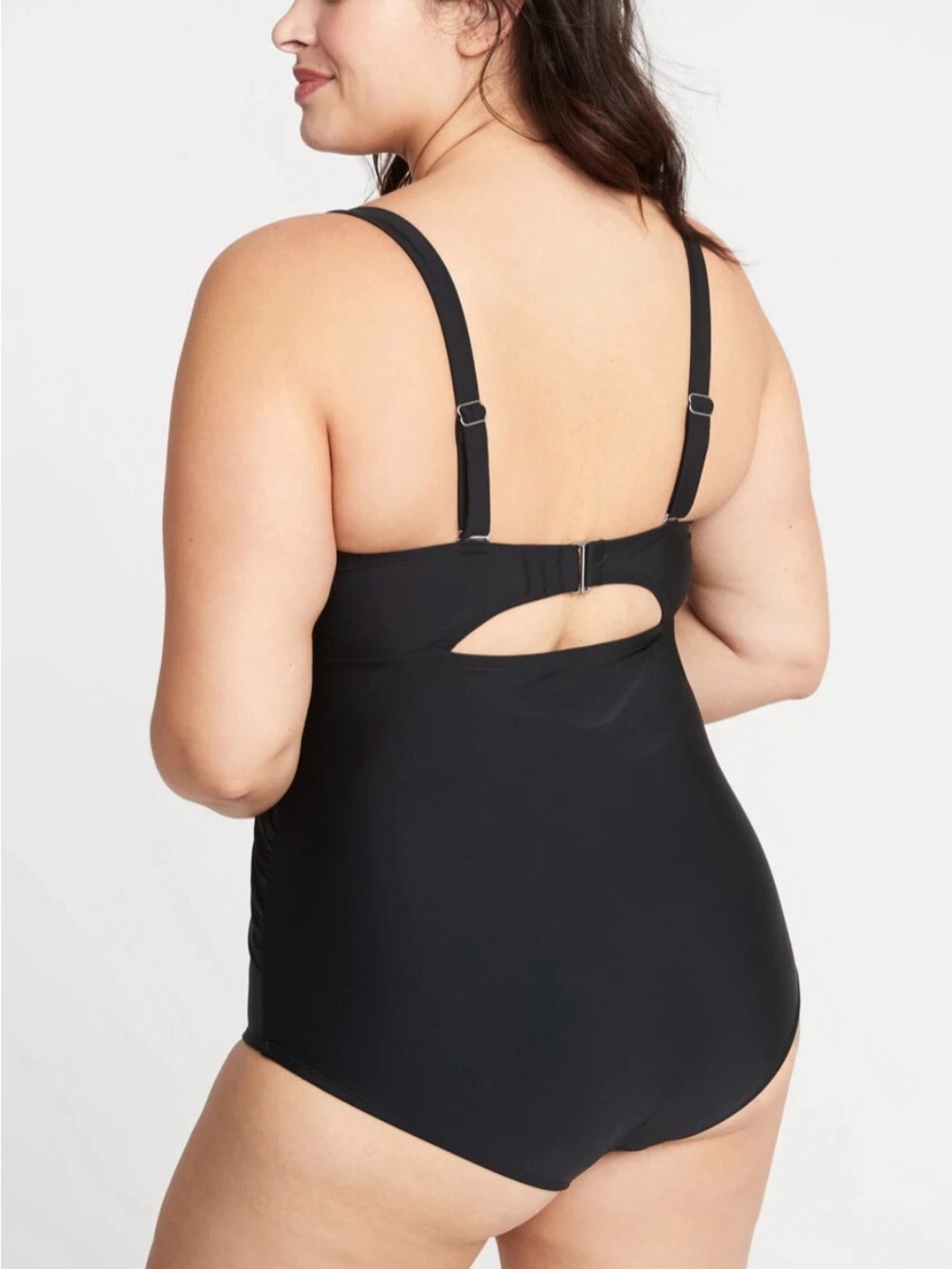 NWT Old Navy Wrap-Front Secret-Smooth Underwire Plus-Size Swimsuit Size 4X Plus - Picture 4 of 13